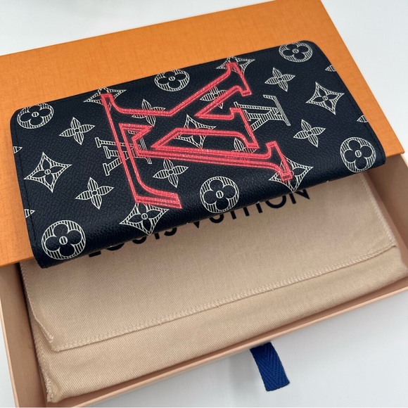 ❗️SOLD 🔥LOUIS VUITTON Rare edition Monogram Reverse Portefeuille Brazza - Picture 10 of 10